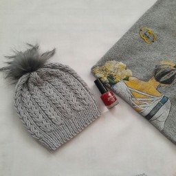 ست کلاه و شالگردن رینگی ترک دست بافت