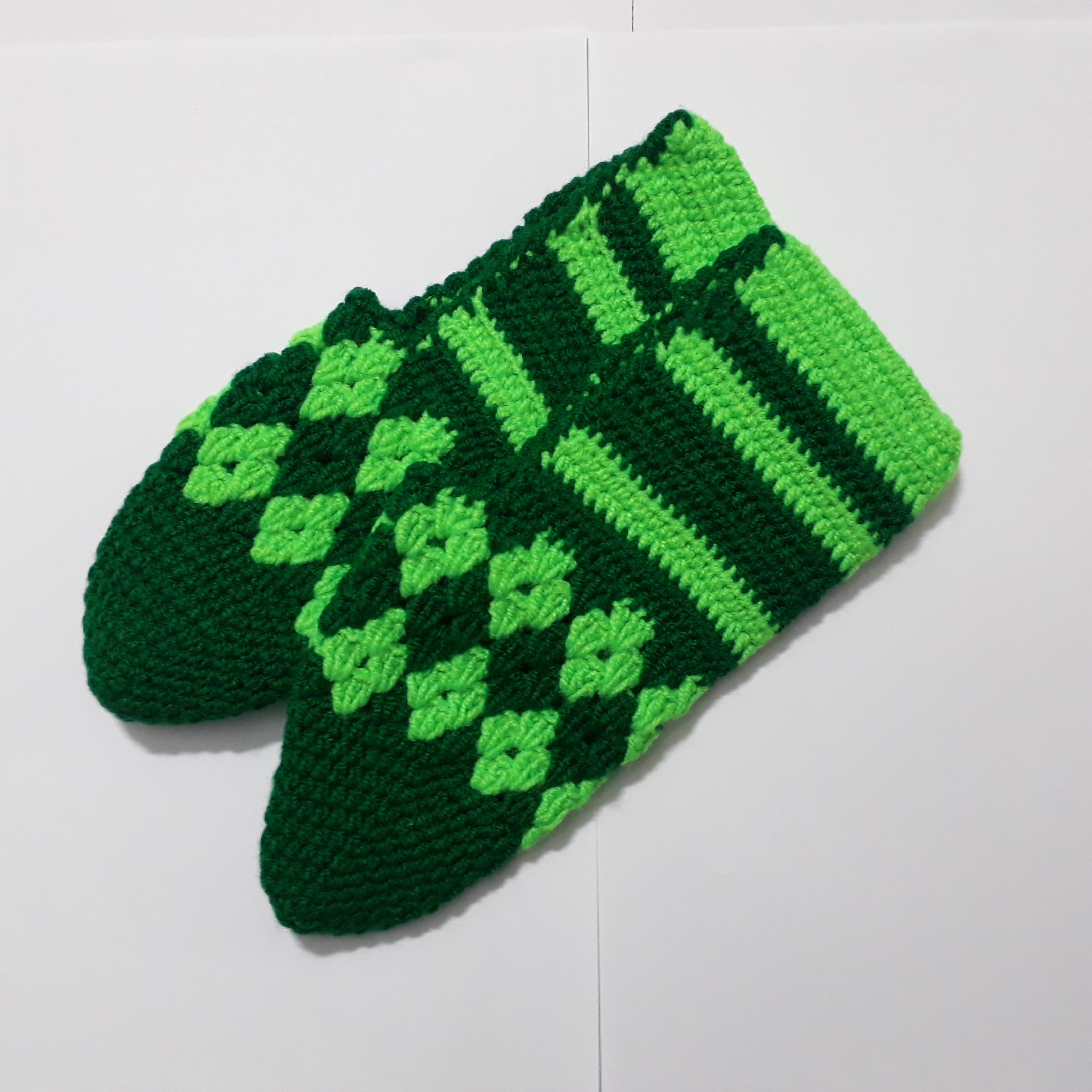 پاپوش بافتنی طرح گل