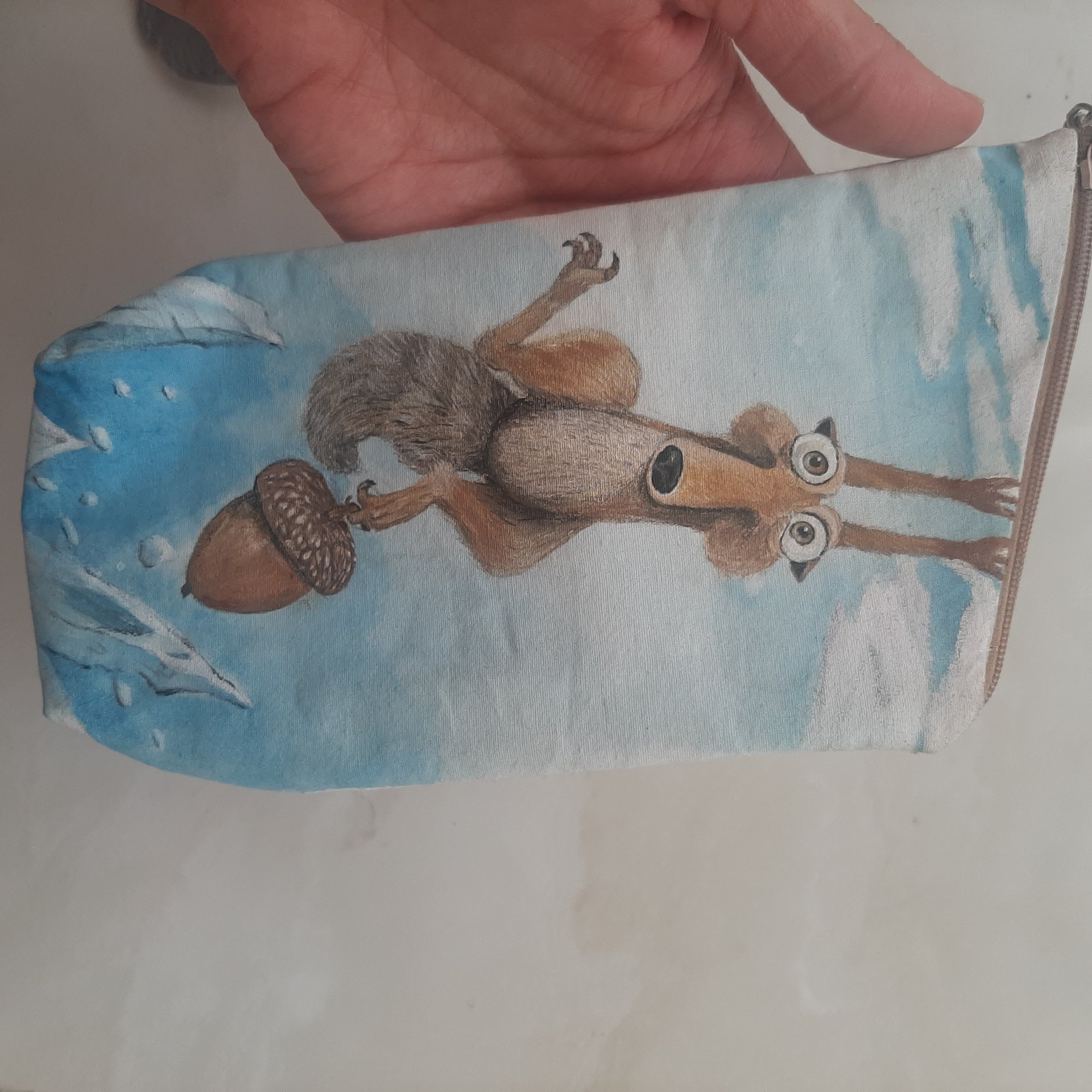 جامدادی پارچه ای طرح عصر یخبندان