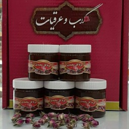 مربای تازه گل محمدی قمصر کاشان 2 عدد با کیفیت خاص و تولید سفارشی و سنتی