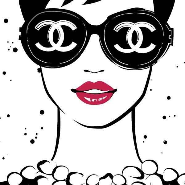 تابلو بوم چاپی لاویا طرح فشن کد ART-3185