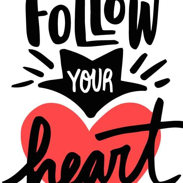 تابلو بوم چاپی لاویا طرح قلب کد ART-3152