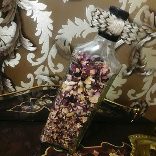 شیشه گل خشک تزئینی هدیه بسیار ماندگار و زیبا