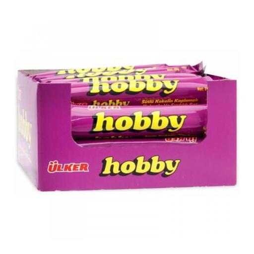 شکلات هوبی با مغز فندق Hobby اصلی  25 گرمی بسته 24 عددی