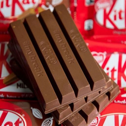 شکلات کیت کت 4 انگشتی اصلی Kit Kat بسته 24 عددی
