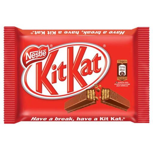 شکلات کیت کت 4 انگشتی اصلی Kit Kat بسته 24 عددی