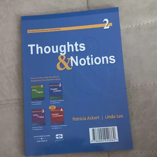 راهنمای کامل Thoughts and notions (افکار و مفاهیم) ترجمه سارا بنائی نشر سپاهان