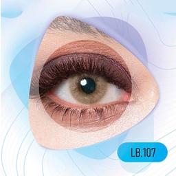 لنز چشم رنگی (زیبایی) سالانه کلیر ویژن عسلی روشن بدون دور