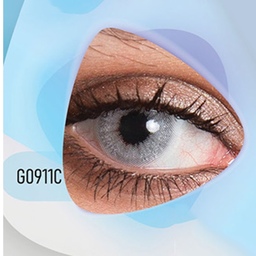 لنز چشم رنگی (زیبایی) سالانه کلیر ویژن (طوسی یخی روشن)