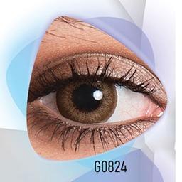 لنز چشم رنگی (زیبایی) سالانه کلیر ویژن (عسلی یخی دور دار).