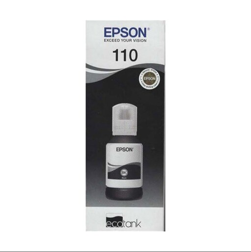 جوهر اصلی پرینترهای اپسون کد EPSON 110 (مشکی حجم 120 میلی لیتر)