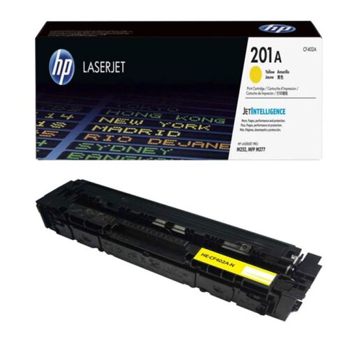 کارتریج تونر لیزری زرد اچ پی HP 201A(با ضمانت و گارانتی)