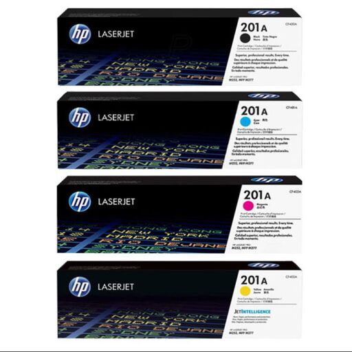 ست 4 رنگ کارتریج تونر لیزری رنگی HP 201A(با ضمانت و گارانتی)