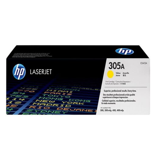 کارتریج تونر لیزری زرد اچ پی HP 305A(با ضمانت و گارانتی)