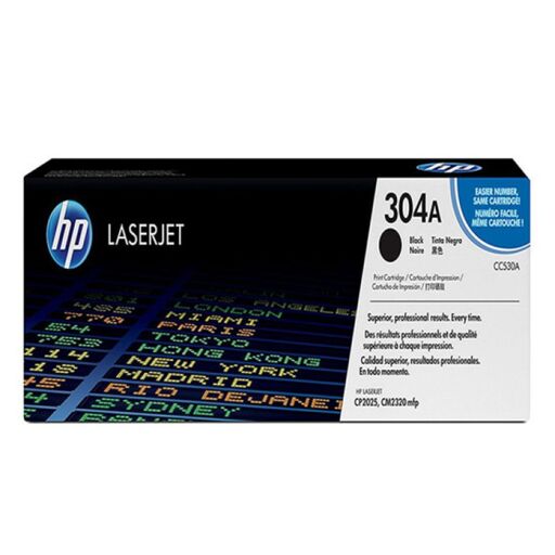 ست 4 رنگ کارتریج تونر لیزری رنگی HP 304A(با ضمانت و گارانتی)