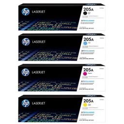 ست 4 رنگ کارتریج تونر لیزری رنگی HP 205A(با ضمانت و گارانتی)