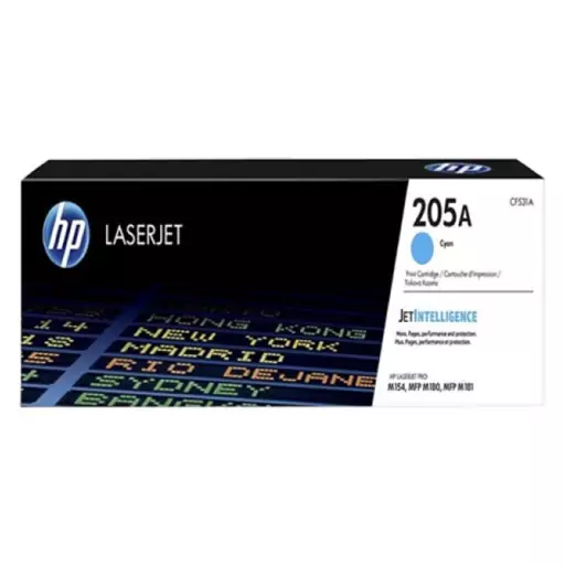 کارتریج تونر لیزری آبی اچ پی HP 205A(با ضمانت و گارانتی)