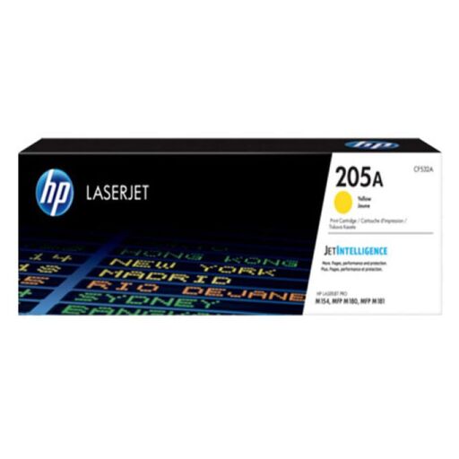 کارتریج تونر لیزری زرد اچ پی HP 205A(با ضمانت و گارانتی)