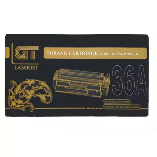 کارتریج تونر لیزری مشکی جی تی GT 36A (با ضمانت و گارانتی)