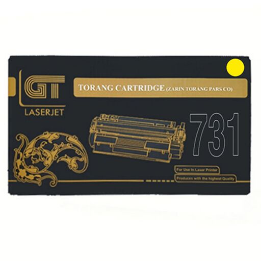 کارتریج تونر لیزری زرد جی تی GT 731(با ضمانت و گارانتی)