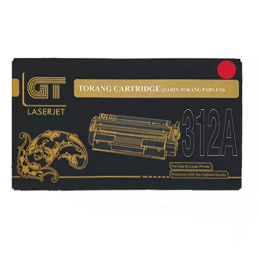 کارتریج تونر لیزری قرمز جی تی GT 312A(با ضمانت و گارانتی)