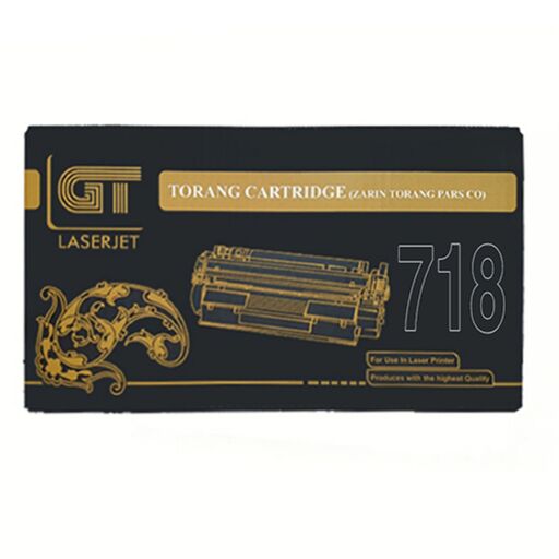 کارتریج تونر لیزری مشکی جی تی GT 718(با ضمانت و گارانتی)