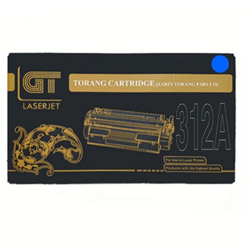 کارتریج تونر لیزری آبی جی تی GT 312A(با ضمانت و گارانتی)