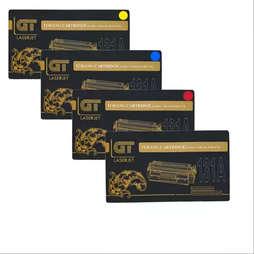 ست 4 رنگ کارتریج تونر لیزری رنگی GT 131A(با ضمانت و گارانتی)