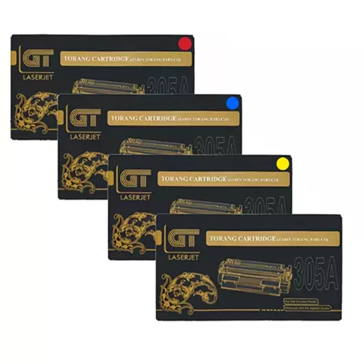 ست 4 رنگ کارتریج تونر لیزری رنگی GT 305A(با ضمانت و گارانتی)