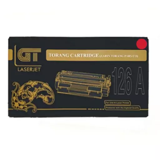 کارتریج تونر لیزری قرمز جی تی GT 126A (با ضمانت و گارانتی)