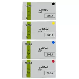 ست 4 رنگ کارتریج تونر لیزری رنگی ایرانیکا 203A(با ضمانت و گارانتی)