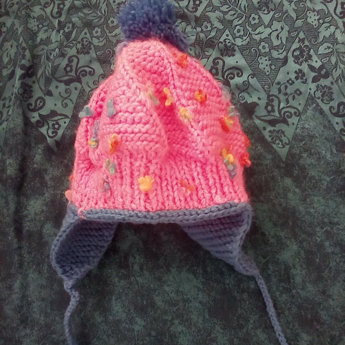 31 - کلاه نوزادی دست باف سایز 1 الی 2 سال