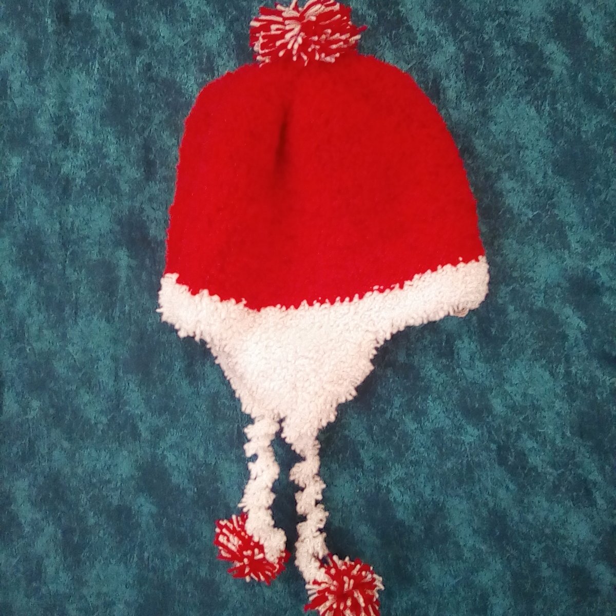 21 - کلاه کودک دست باف سایز 6 الی 12 ماهه دو رنگ