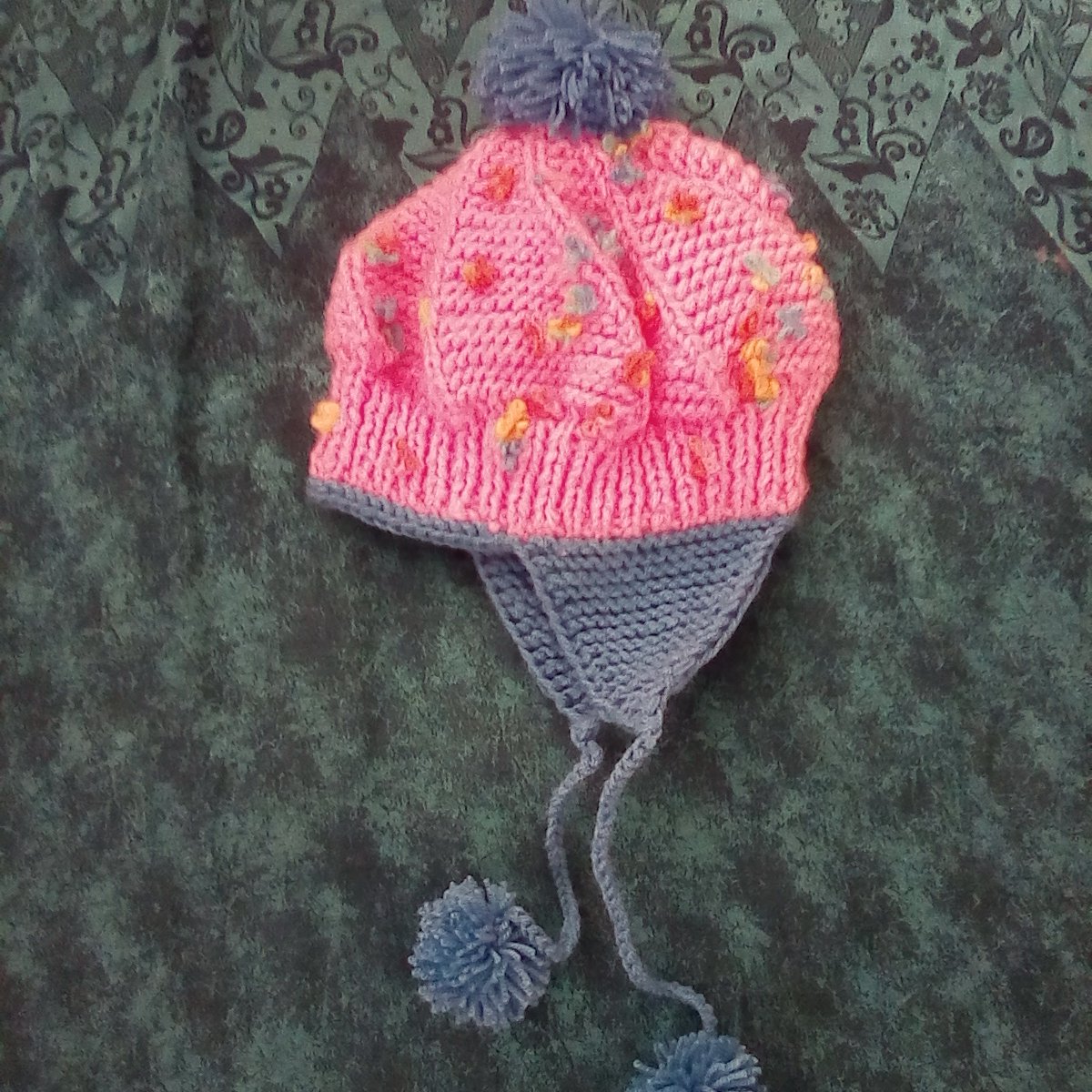 31 - کلاه نوزادی دست باف سایز 1 الی 2 سال