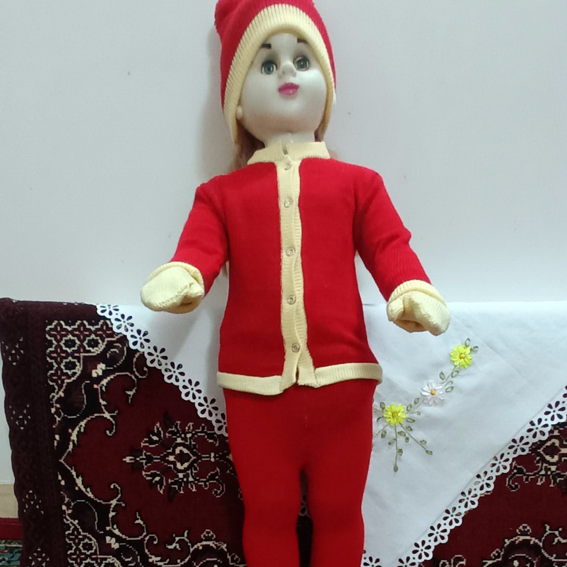 03 - کت شلوار کلاه دستکش و جوراب سایز یک سال 