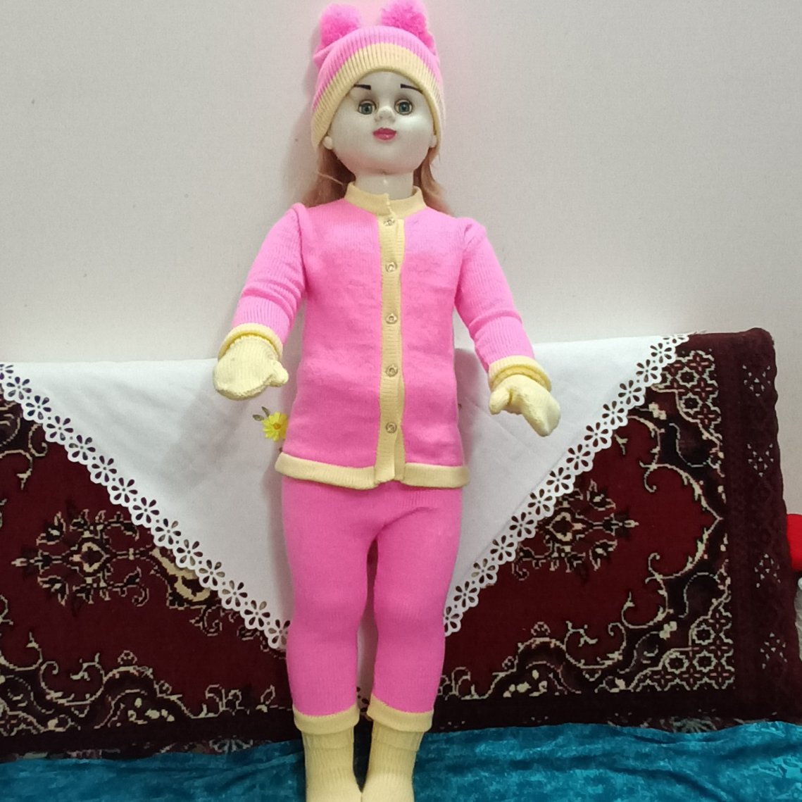 03 - کت شلوار کلاه دستکش و جوراب سایز یک سال 
