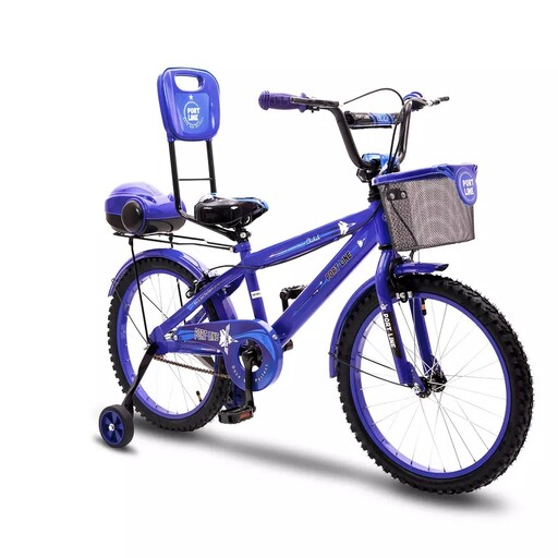 دوچرخه سایز 20 ، برند پورت لاین ، مدل چیچک ،  رنگ آبی 
