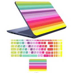 استیکر لپ تاپ رنگی رنگی 