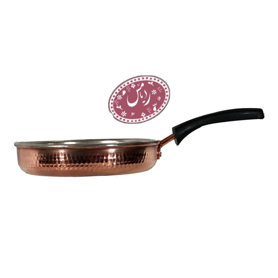 ماهیتابه مسی تک دسته - سایز 3 ( قطر  21 ) - فروشگاه مس لادن زنجان