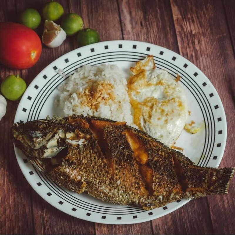 ماهی تیلاپیا  سایز  300 الی 400 گرمی مناسب رستوران  صید روزانه (30کیلویی)