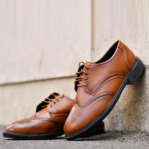 کفش مجلسی مردانه مدل TEVOL رنگ قهوه ای

سایز 41