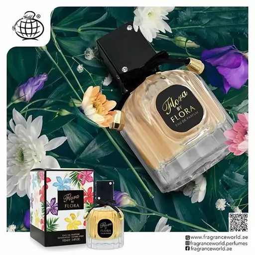 عطر ادکلن زنانه گوچی فلورا فراگرنس ورد فلورا بای فلورا (Fragrance World Gucci Flora by Gucci)