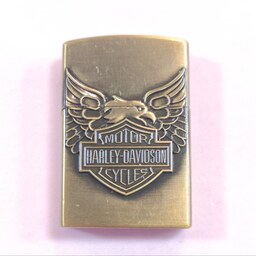 فندک شعله ای Motor Harley Davidsom طلایی