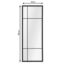 آینه الف مدل نیم قد کلاسیک مجموعه 3 عددی