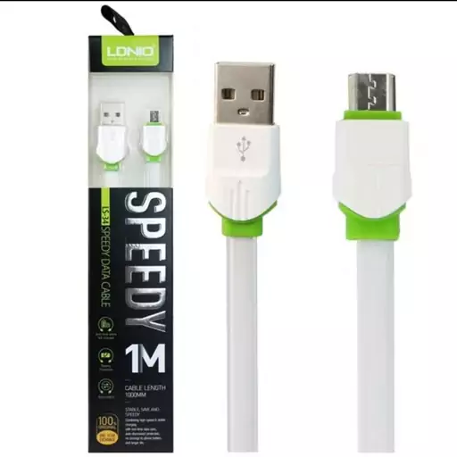 کابل تبدیل USB به microUSB الدینیو مدل LS32 طول 1 متر