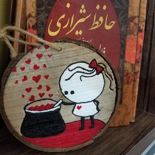 آویز چوبی 1