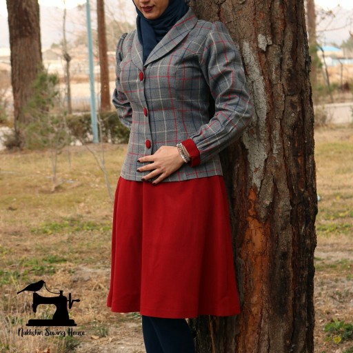 کت و دامن زنانه پشمی(فروش ویژه)