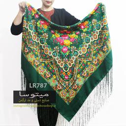 روسری ترکمن طناز  سبز