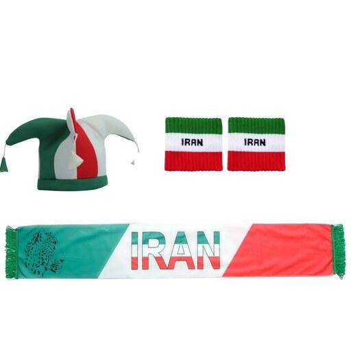 ست هواداری مدل تیم ملی ایران بسته 4 عددی  A015