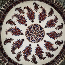 سفره قلمکار اصلی اصفهان     درجه 1  صد درصد  نخ پنبه رنگ ثابت قابل شستشو 
